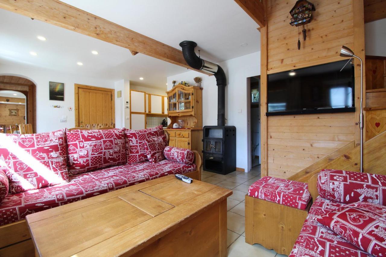 Charming 4-Bed Chalet, Mountain Views, Double Garage, Ev Point Vila Flaine Exterior foto